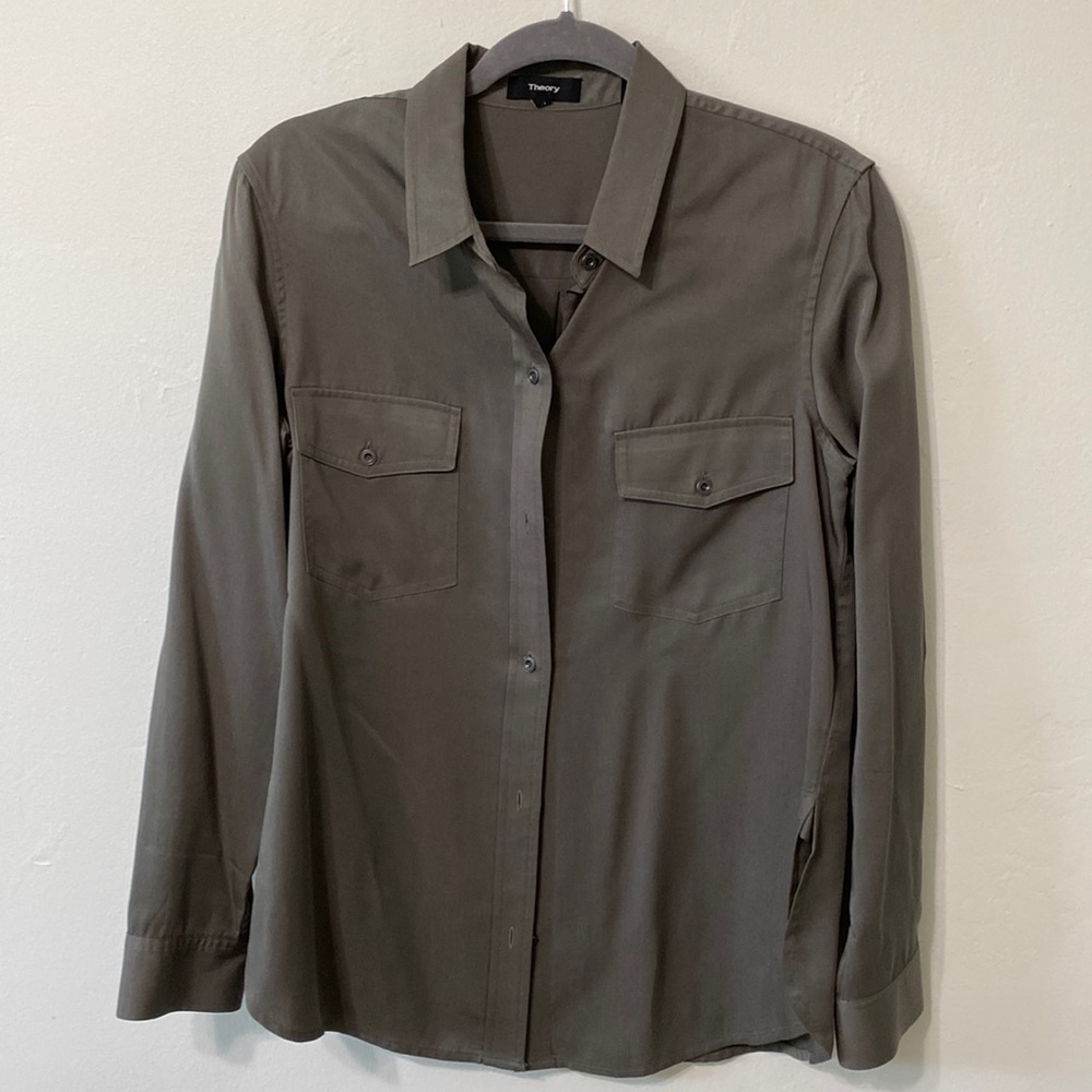 Olive theory long sleeve shirt
